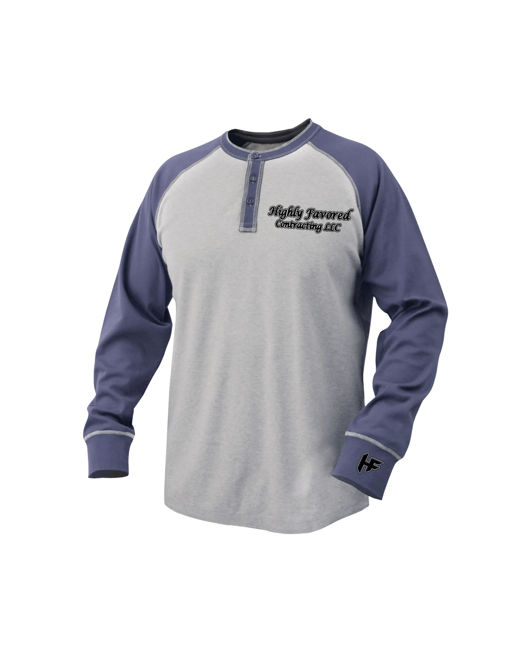 Black Stallion 7 oz. Flame-Resistant Cotton Jersey Henley